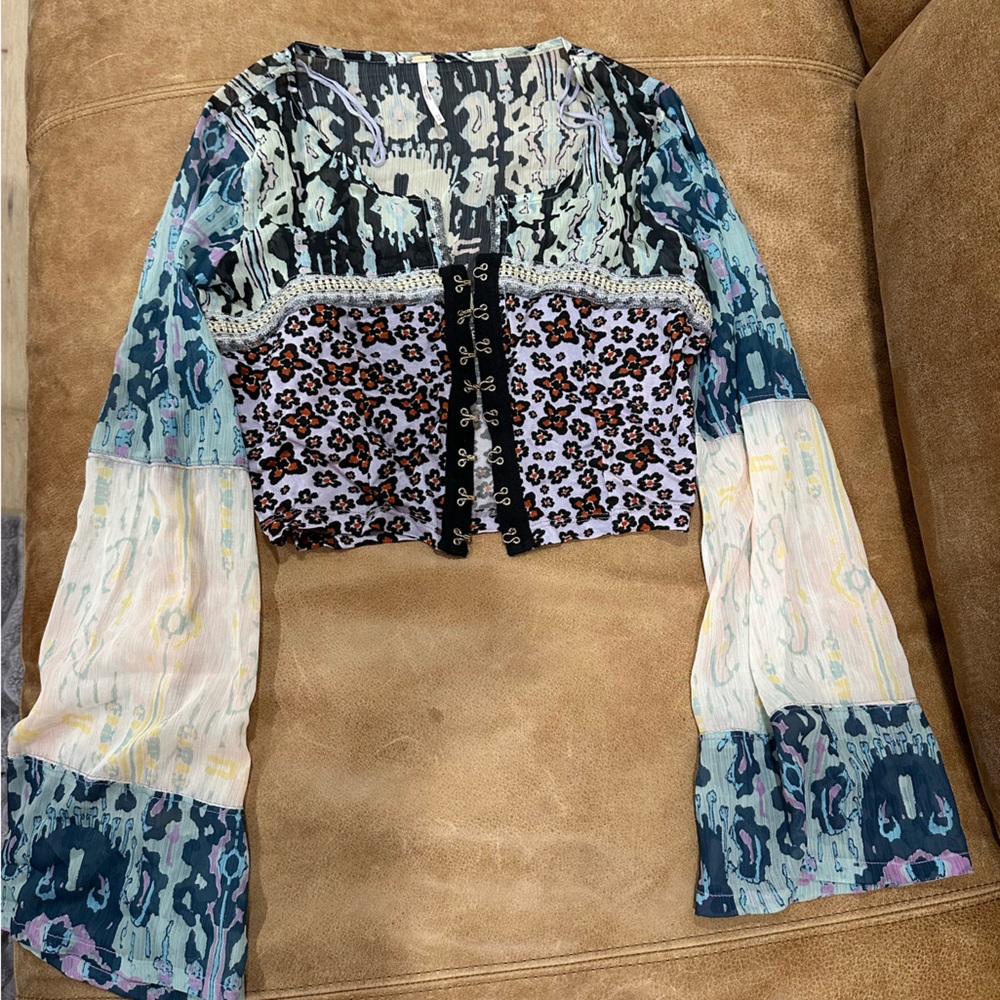Free People cropped blouse